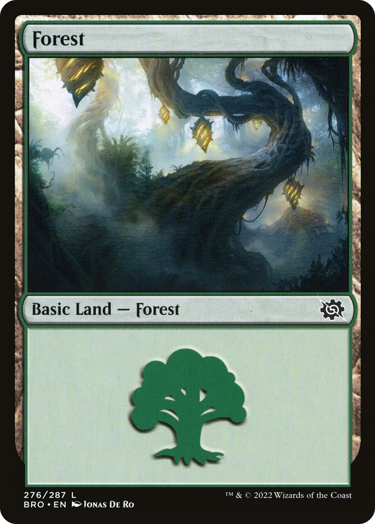 Forest (276) (276) [The Brothers' War] foil - Deck Out Gaming