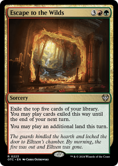 Escape to the Wilds (223) [Outlaws of Thunder Junction Commander] - Deck Out Gaming
