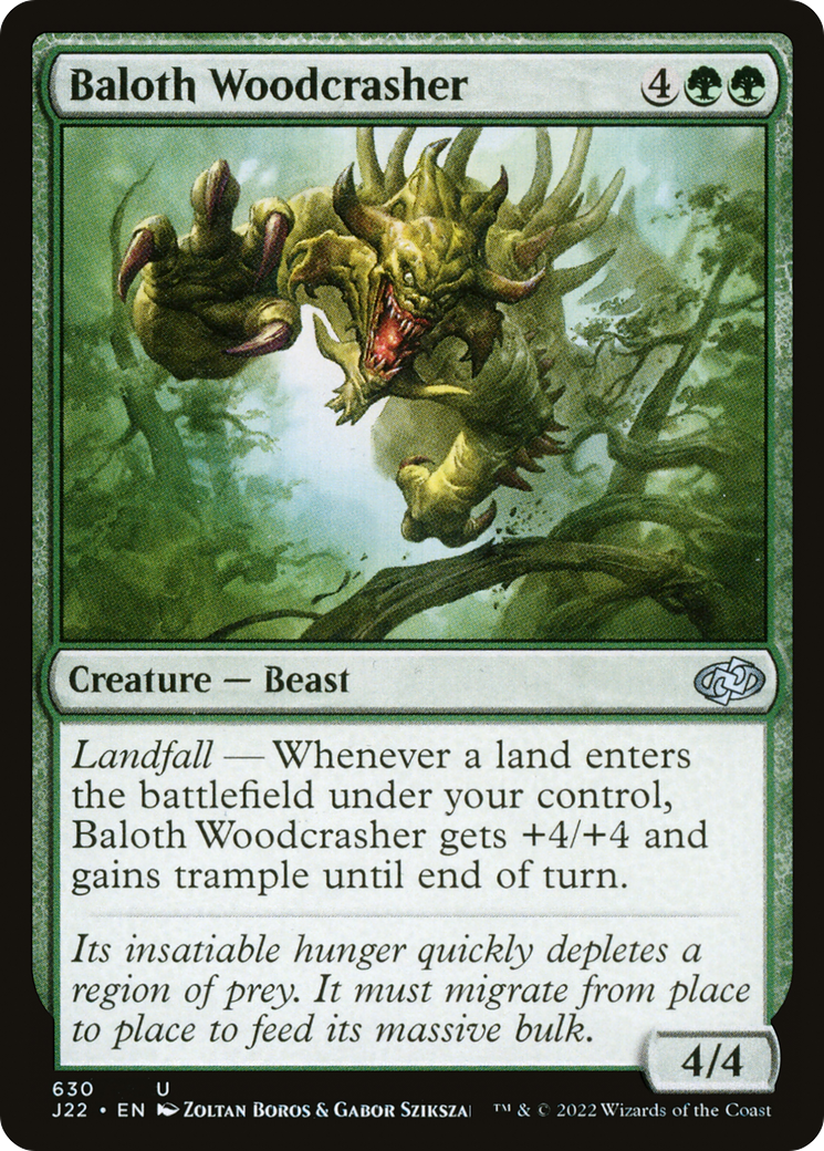Baloth Woodcrasher (630) [Jumpstart 2022] - Deck Out Gaming