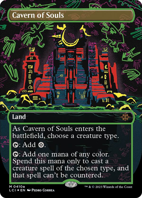 Cavern of Souls (0410a) (Borderless) (410a) [The Lost Caverns of Ixalan] foil - Deck Out Gaming
