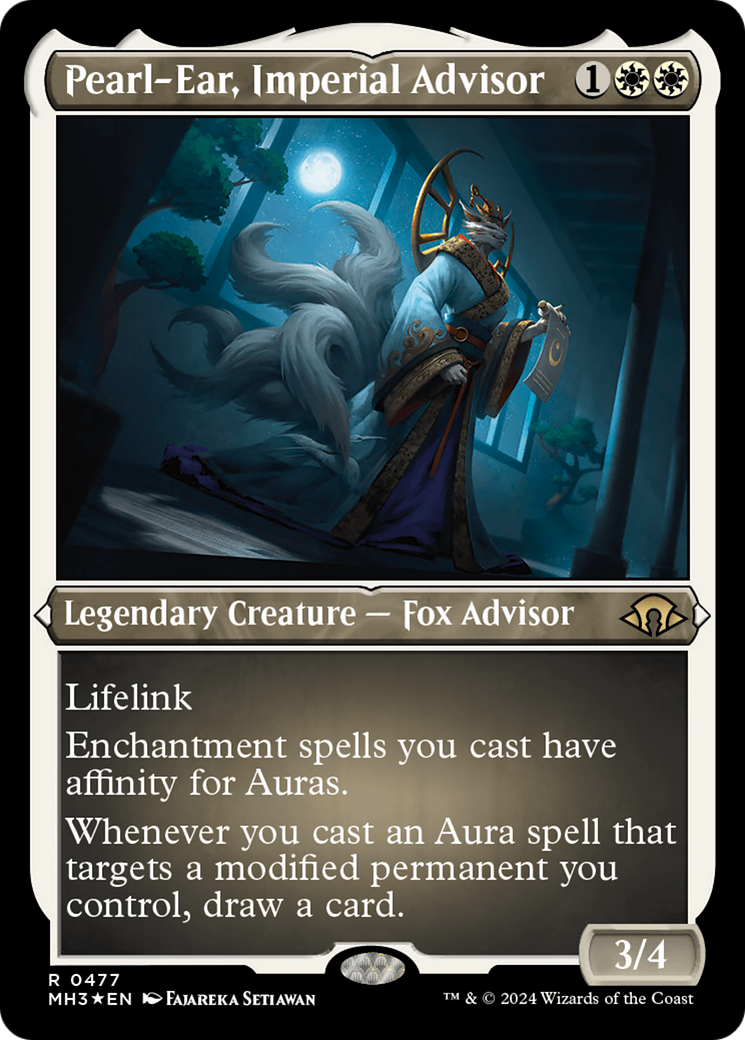 Pearl-Ear, Imperial Advisor (Foil Etched) (477) [Modern Horizons 3] foil - Deck Out Gaming