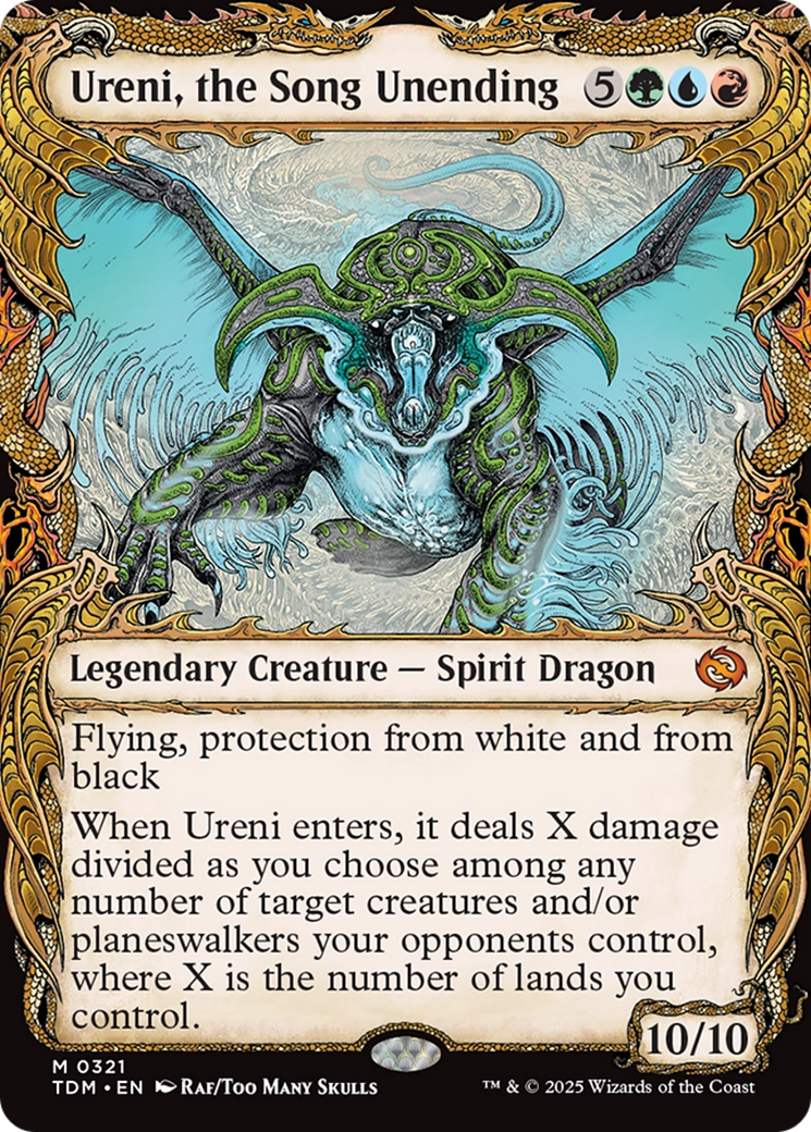 Ureni, the Song Unending (Showcase) (321) [Tarkir: Dragonstorm] foil - Deck Out Gaming