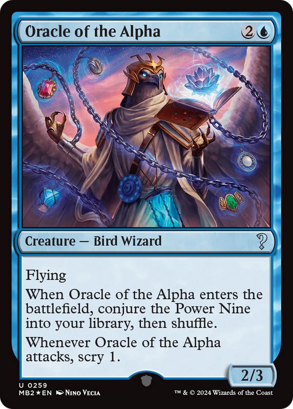 Oracle of the Alpha (259) [Mystery Booster 2] foil - Deck Out Gaming