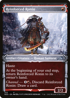Reinforced Ronin (Showcase) (323) [Kamigawa: Neon Dynasty] foil - Deck Out Gaming
