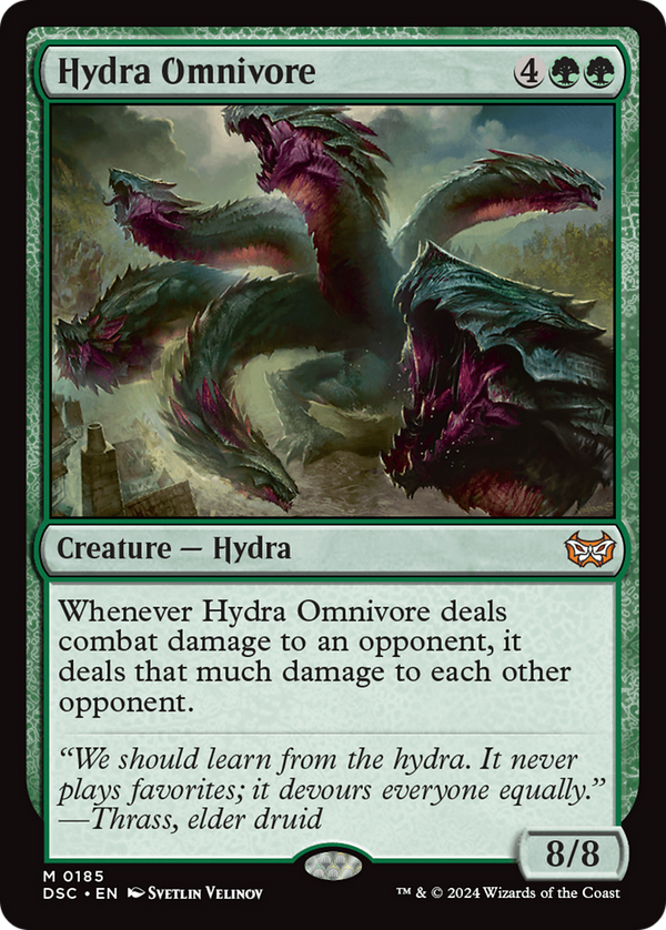 Hydra Omnivore (185) [Duskmourn: House of Horror Commander] - Deck Out Gaming