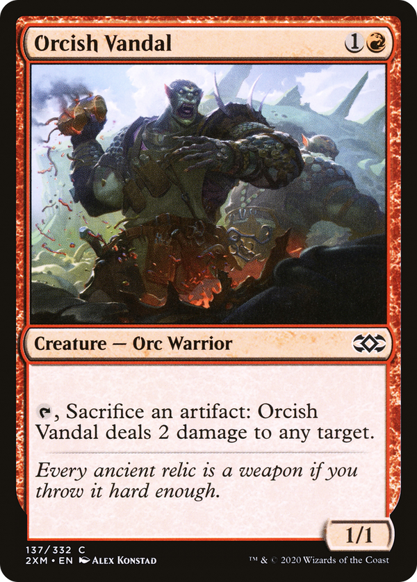 Orcish Vandal (137) [Double Masters] - Deck Out Gaming