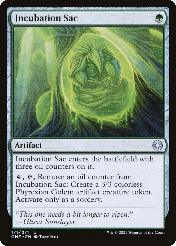 Incubation Sac (171) [Phyrexia: All Will Be One] foil - Deck Out Gaming