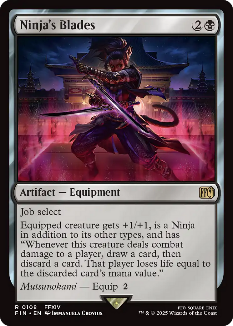 Ninja's Blades (108) [FINAL FANTASY] foil - Deck Out Gaming