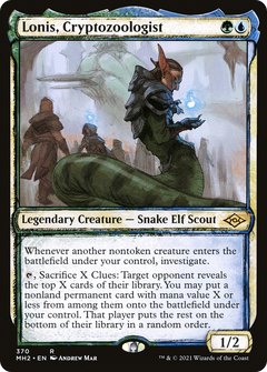 Lonis, Cryptozoologist (Showcase) (370) [Modern Horizons 2] - Deck Out Gaming