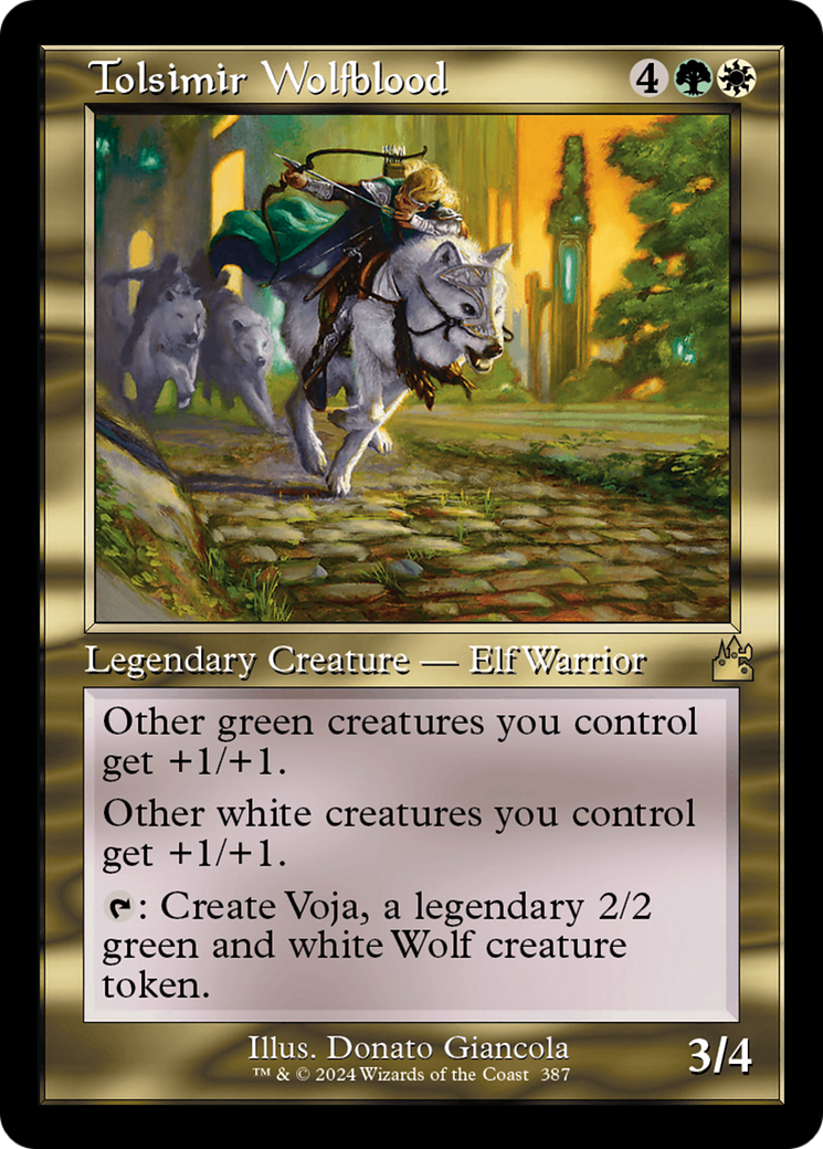 Tolsimir Wolfblood (Retro Frame) (387) [Ravnica Remastered] foil - Deck Out Gaming