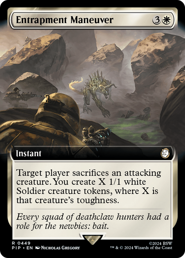 Entrapment Maneuver (Extended Art) (449) [Fallout] foil - Deck Out Gaming
