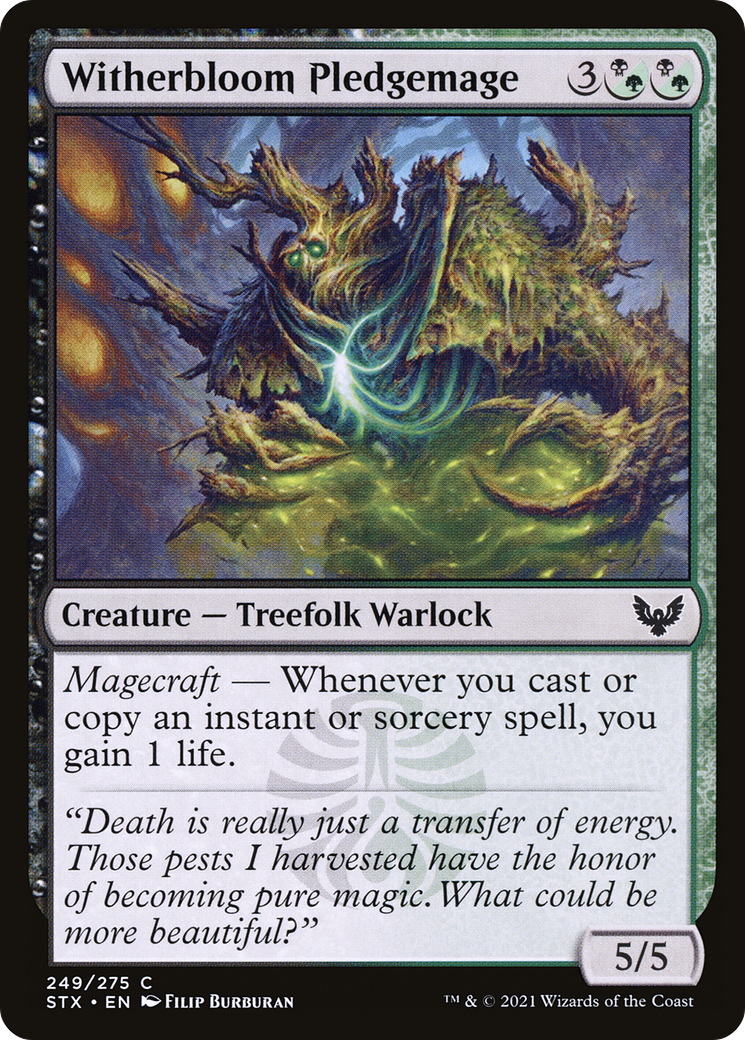 Witherbloom Pledgemage (249) [Strixhaven: School of Mages] - Deck Out Gaming