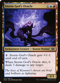 Storm God's Oracle (213) [Modern Horizons 2] foil - Deck Out Gaming