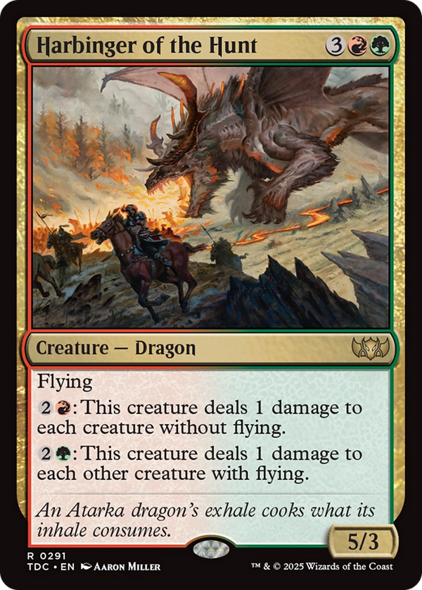 Harbinger of the Hunt (291) [Commander: Tarkir: Dragonstorm] - Deck Out Gaming