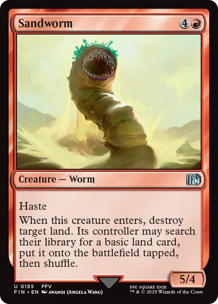 Sandworm (155) [FINAL FANTASY] foil - Deck Out Gaming