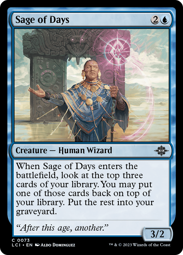 Sage of Days (73) [The Lost Caverns of Ixalan] - Deck Out Gaming