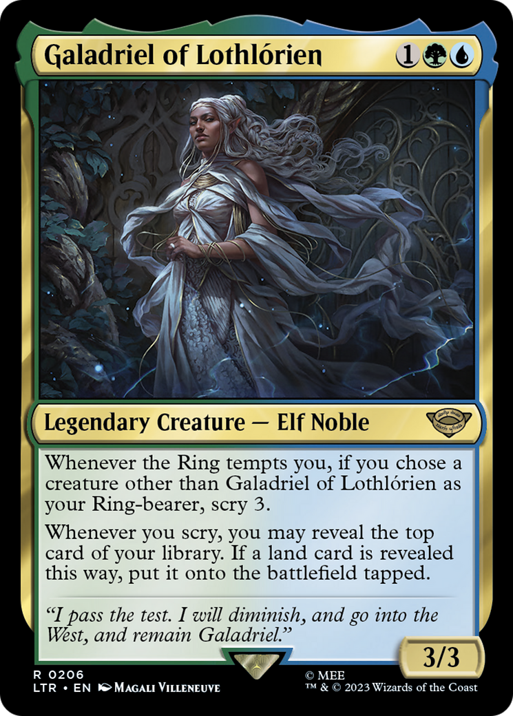 Galadriel of Lothlorien (206) [The Lord of the Rings: Tales of Middle-earth] foil - Deck Out Gaming