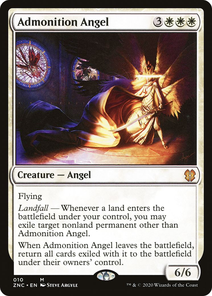 Admonition Angel (10) [Zendikar Rising Commander] - Deck Out Gaming