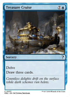 Treasure Cruise (White Border) (37) [Mystery Booster 2] - Deck Out Gaming