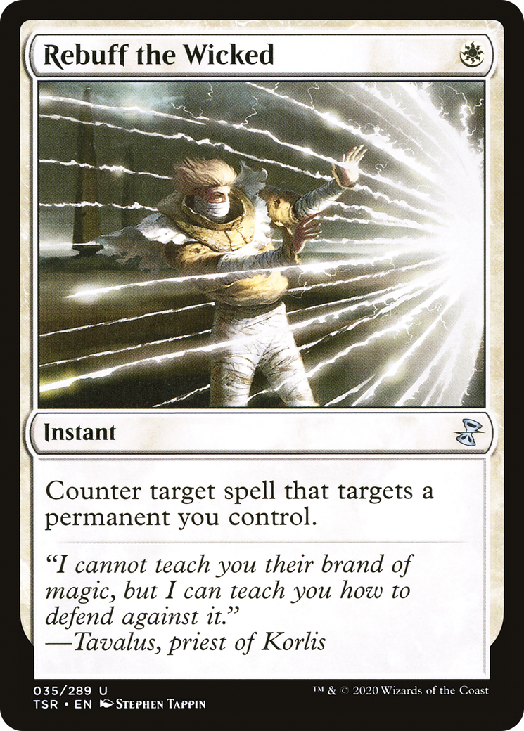 Rebuff the Wicked (35) [Time Spiral: Remastered] - Deck Out Gaming
