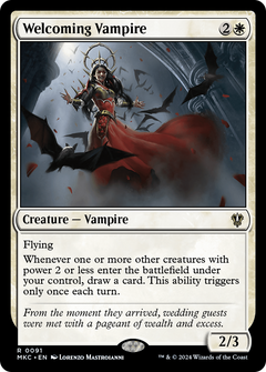 Welcoming Vampire (91) [Murders at Karlov Manor Commander] - Deck Out Gaming