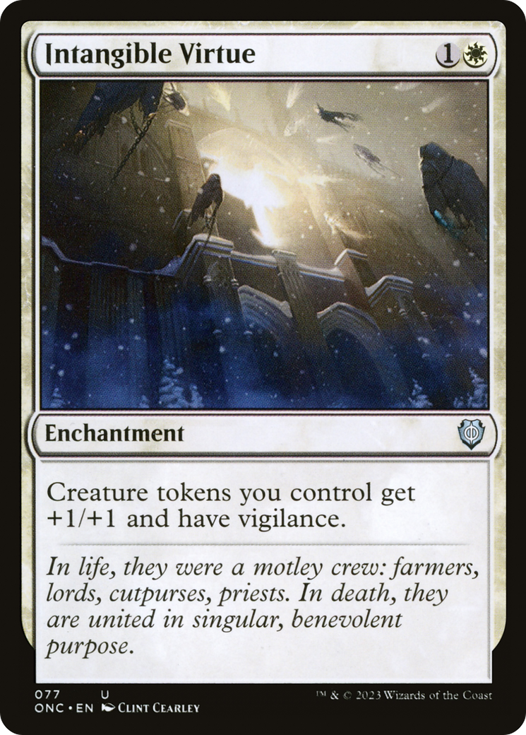 Intangible Virtue (77) [Commander: Phyrexia: All Will Be One] - Deck Out Gaming