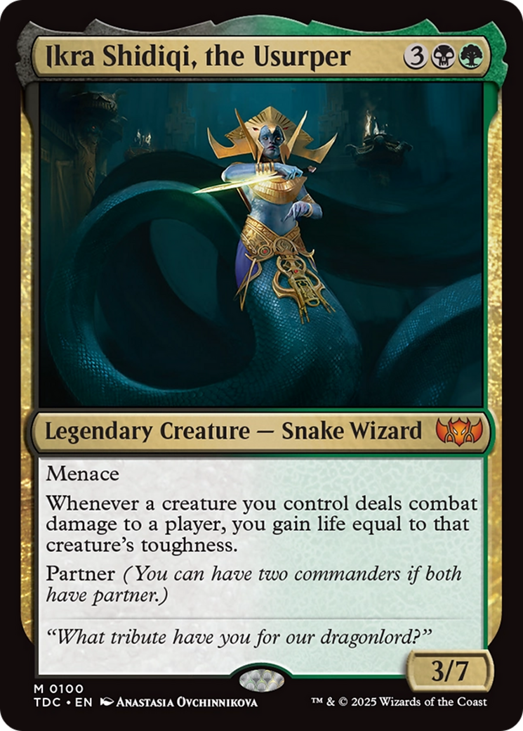 Ikra Shidiqi, the Usurper (100) [Commander: Tarkir: Dragonstorm] - Deck Out Gaming