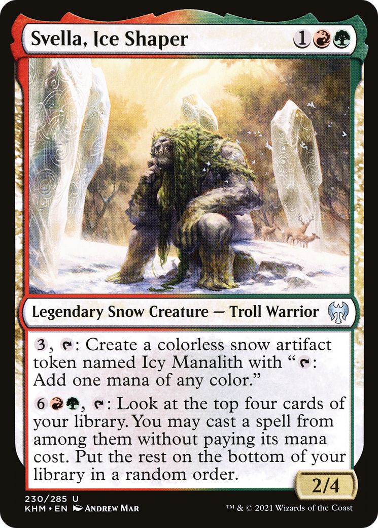 Svella, Ice Shaper (230) [Kaldheim] foil - Deck Out Gaming