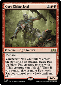 Ogre Chitterlord (319) [Wilds of Eldraine] foil - Deck Out Gaming