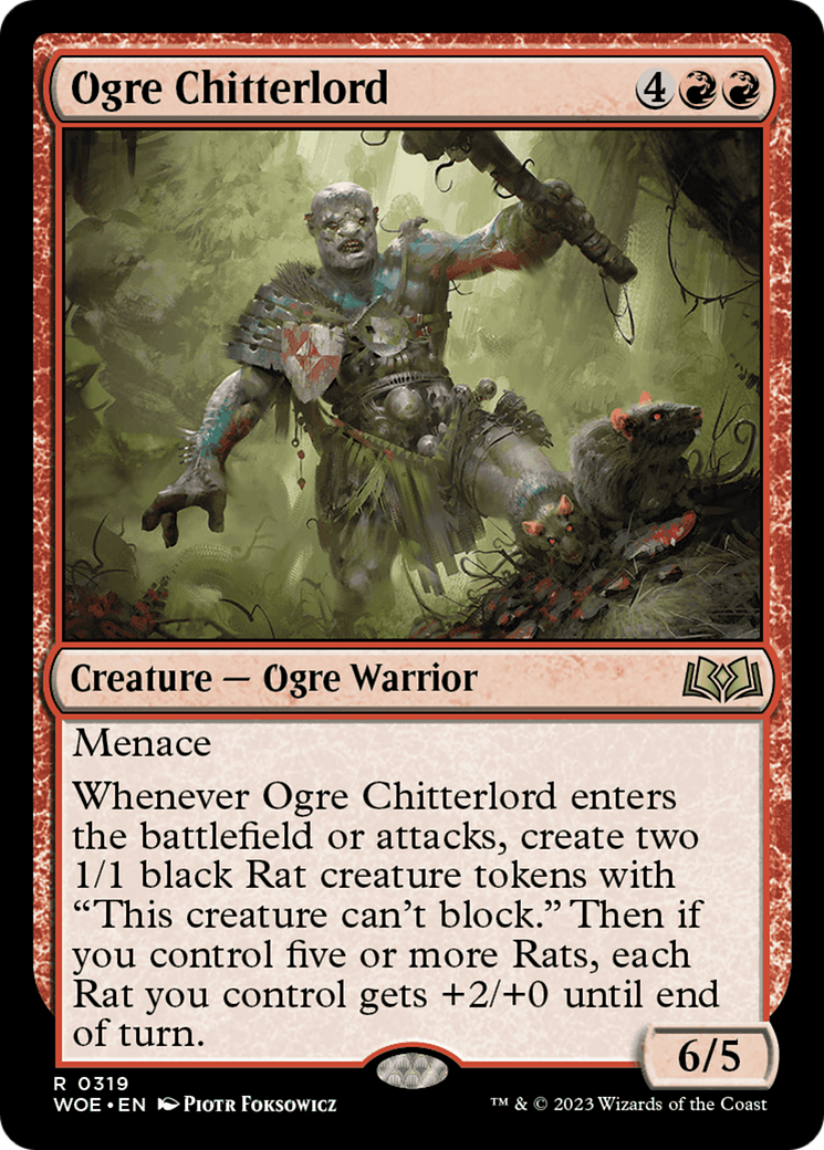 Ogre Chitterlord (319) [Wilds of Eldraine] foil - Deck Out Gaming