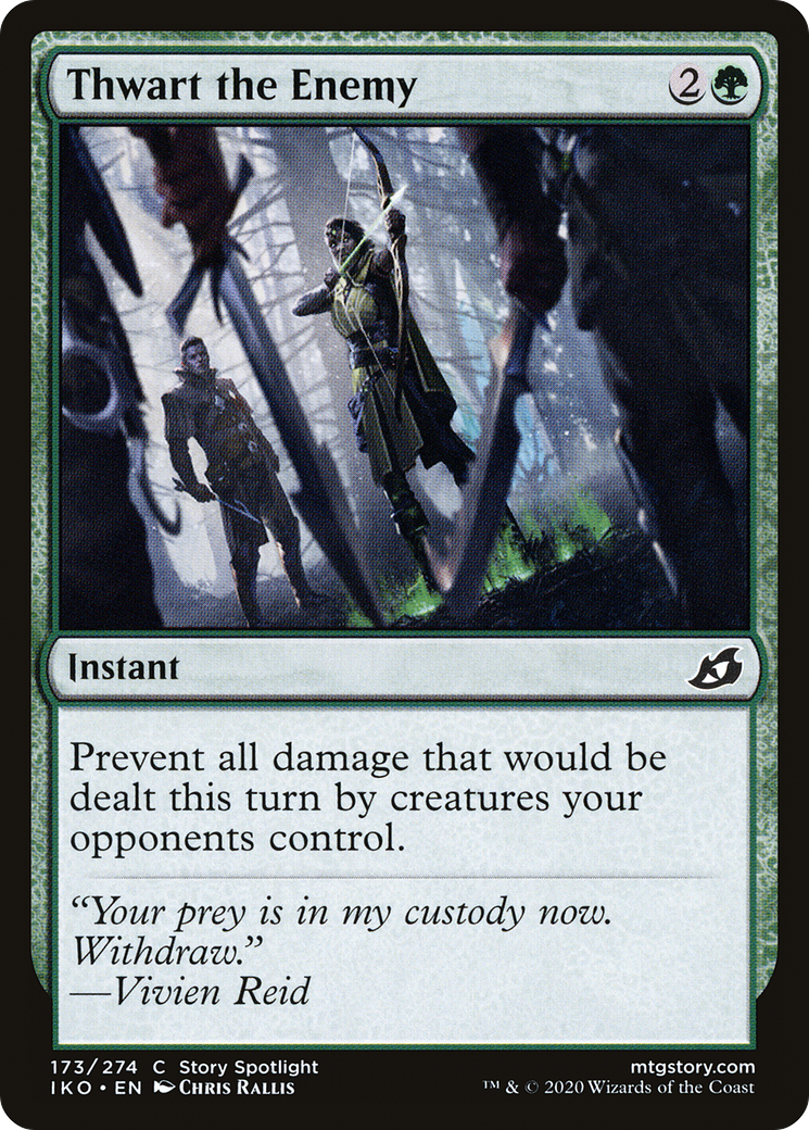 Thwart the Enemy (173) [Ikoria: Lair of Behemoths] foil - Deck Out Gaming