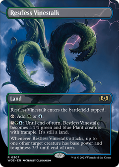 Restless Vinestalk (Borderless) (307) [Wilds of Eldraine] - Deck Out Gaming