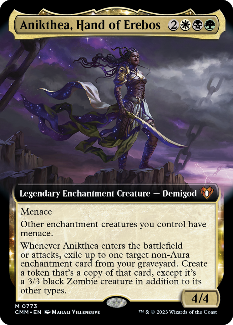 Anikthea, Hand of Erebos (Extended Art) (773) [Commander Masters] foil - Deck Out Gaming