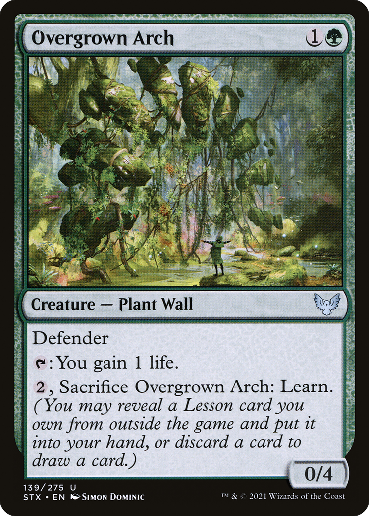 Overgrown Arch (139) [Strixhaven: School of Mages] foil - Deck Out Gaming