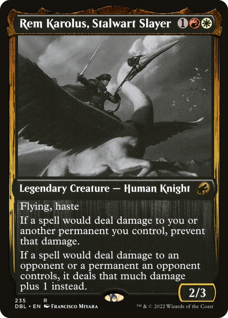 Rem Karolus, Stalwart Slayer (235) [Innistrad: Double Feature] - Deck Out Gaming