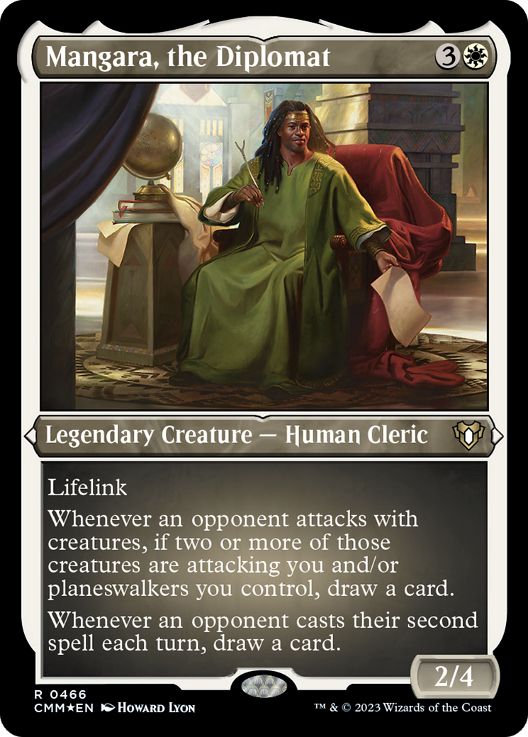 Mangara, the Diplomat (466) [Commander Masters] etched - Deck Out Gaming