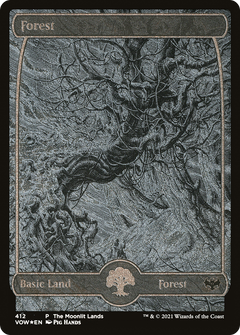 Forest (412) [Innistrad: Crimson Vow] etched - Deck Out Gaming