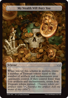My Wealth Will Bury You (Full Art) (346) [Duskmourn: House of Horror Commander] - Deck Out Gaming