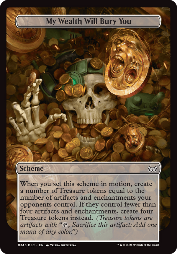 My Wealth Will Bury You (Full Art) (346) [Duskmourn: House of Horror Commander] - Deck Out Gaming
