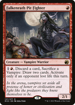 Falkenrath Pit Fighter (137) [Innistrad: Midnight Hunt] foil - Deck Out Gaming