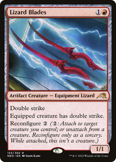 Lizard Blades (153) [Kamigawa: Neon Dynasty] - Deck Out Gaming