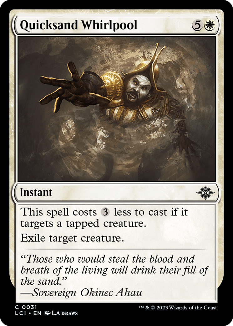 Quicksand Whirlpool (31) [The Lost Caverns of Ixalan] foil - Deck Out Gaming