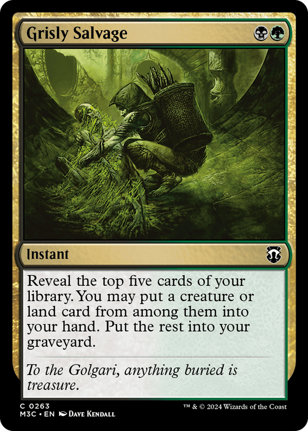 Grisly Salvage (263) [Modern Horizons 3 Commander] - Deck Out Gaming