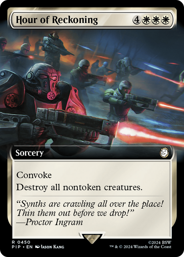 Hour of Reckoning (Extended Art) (450) [Fallout] foil - Deck Out Gaming