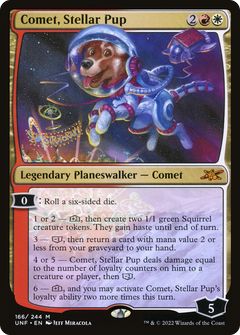 Comet, Stellar Pup (166) [Unfinity] - Deck Out Gaming