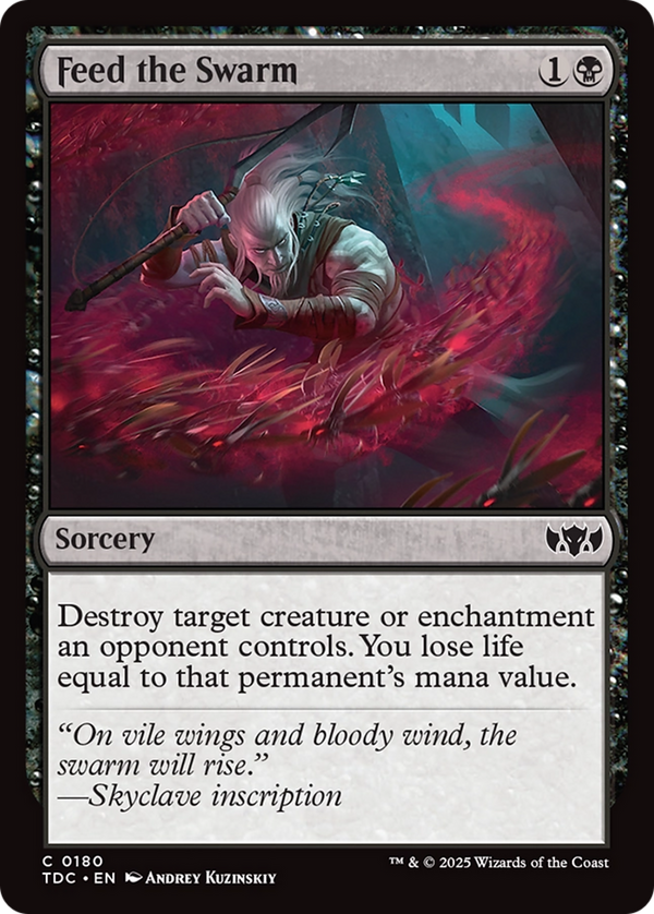 Feed the Swarm (180) [Commander: Tarkir: Dragonstorm] - Deck Out Gaming