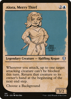 Alora, Merry Thief (Showcase) (381) [Commander Legends: Battle for Baldur's Gate] foil - Deck Out Gaming