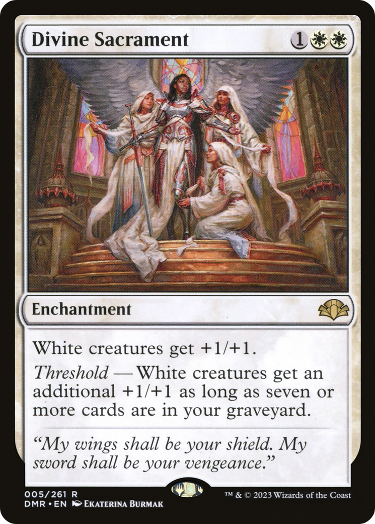 Divine Sacrament (5) [Dominaria Remastered] foil - Deck Out Gaming