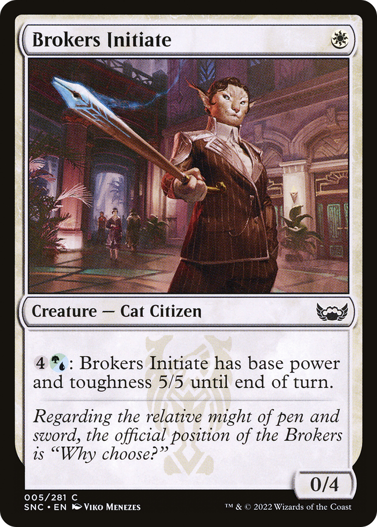 Brokers Initiate (5) [Streets of New Capenna] foil - Deck Out Gaming