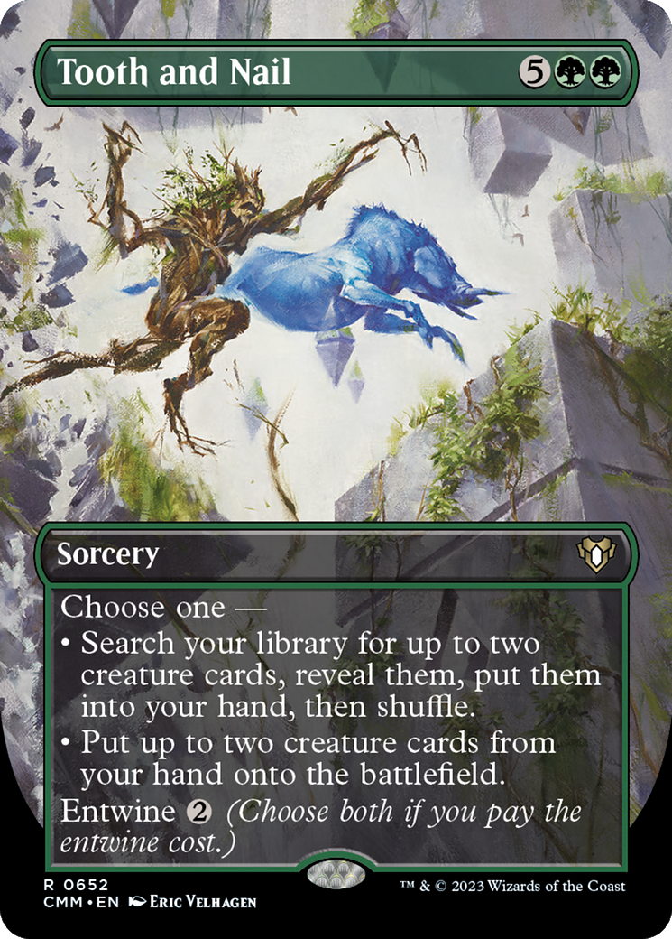 Tooth and Nail (Borderless) (652) [Commander Masters] - Deck Out Gaming